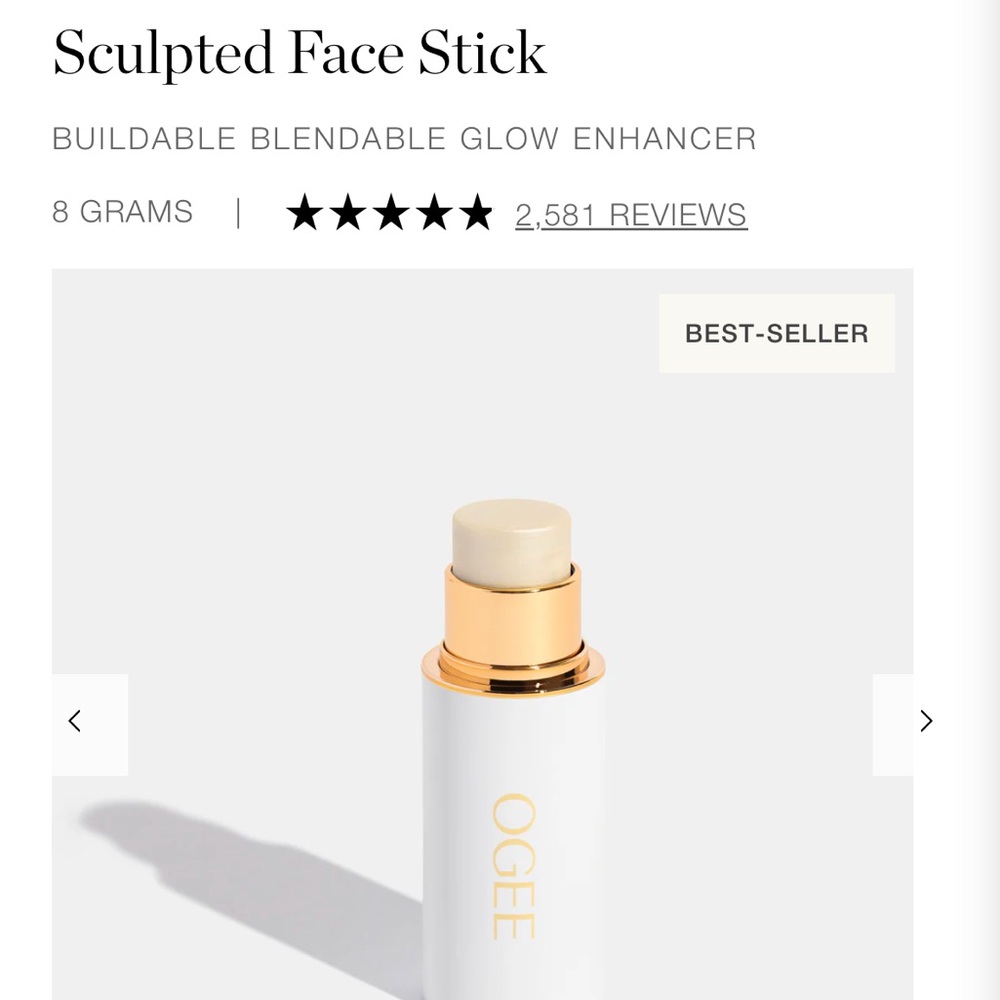 NEW UNUSED face stick ( organic makeup)